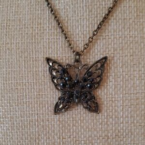 Butterfly Pendant Necklace
